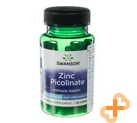 Swanson Zinc Picolinate 22mg 60 Végétalien Capsules Santé Immunitaire Système
