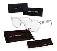 Swanwick Lunettes Anti-lumière Bleue pour Ordinateur et Jeux de Jour - Anti-Fatigue oculaire et soulagement oculaire Sec (Diamant) Taille S