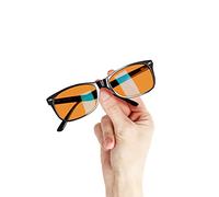 Swanwick Night Swannies Classic - Lunettes d'ordinateur bloquant la lumière Bleue de qualité supérieure à 99% pour Un Meilleur Sommeil et Une réduction de la Fatigue oculaire (Noir)