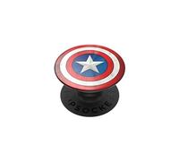 Swappable PopGrip - Poignée de doigt/béquille pour téléphone portable, tablette - Logo Captain America