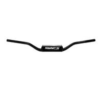 Guidon CROSS Fatbar Alu - CR MEDIUM Ø28.6 mm - Noir Mat