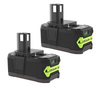 SWAREY 2x 18V 6000mAh Batterie Li-ion Batterie de rechange Batterie d'outils Batterie d'outils pour Ryobi One+ Plus RB18L50 P108 P102 P103 P104 P105 P106 P107 P109 BPL-1815 BPL-1820G BPL-18151 BPL-182
