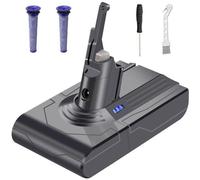 SWAREY Batterie pour Dyson V8 série 4800mAh 21.6V Li-ion avec 2 Filtres et 1 Brosse et Tournevis