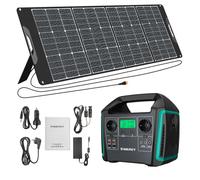 SWAREY Générateur Electrique Portable 1000W avec Panneaux Solaires Pliable 200W Pack Générateur Solaire Batterie Externe 220V Sortir AC/USB/Type-C/QC 3.0