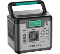 SWAREY Générateur Solaire Portable 500W(1000W Pic) Puissante Groupe électrogène 518Wh 144000mAh Generator Solaire