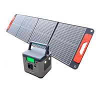 SWAREY Kit Énergie Solaire Portable - Générateur 500W 518Wh + Panneau Solaire Pliable 100W - Recharge Rapide AC/DC/USB/Type-C/QC3.0 - Pour Camping, Voyage, Urgence