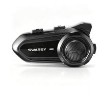 SWAREY R18 Intercom Moto, pour Casque, portée 1000 m, Réduction Bruit Vent | Bluetooth 5.1,15h intercom,25h musique,-10~45℃,certifié CE UKCA RoHS pour motards européens