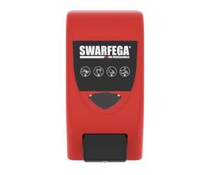 Swarfega Distributeur Mural pour Nettoyant Mains - Plastique Robuste - Facile à Installer - 4 litres - Réservé à Un Usage Professionnel