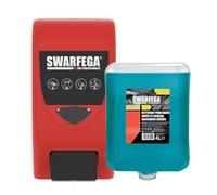 Swarfega Light Kit - Distributeur Mural + Recharge 4 L | Nettoyant mains, corps & cheveux, formule hydratante. Réservé à un usage professionnel.