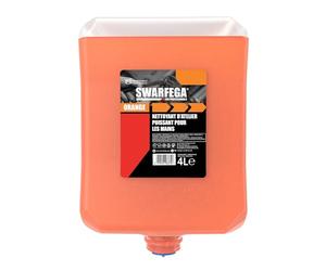 Swarfega Orange - Nettoyant Industriel Mains - Recharge 4 L - sans solvant - Usage Professionnel