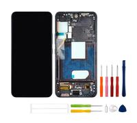 swark [Avec cadre] Écran OLED 6,1" compatible avec Galaxy S22 5G SM-S901B, SM-S901B/DS (version européenne uniquement) Écran tactile LCD numériseur avec kit d'outils de réparation mis à jour