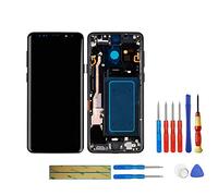 swark [Avec cadre] Nouvel écran TFT de rechange pour Galaxy S9 + S9 Plus SM-G965 Écran tactile LCD avec kit d'outils de réparation améliorés - Pas de fonction d'empreintes digitales