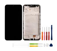 swark [Avec cadre] [Prise en charge de la fonction d'empreintes digitales] Nouvel écran OLED de rechange pour Galaxy A15 4G/5G Écran tactile LCD avec kit d'outils de réparation mis à jour