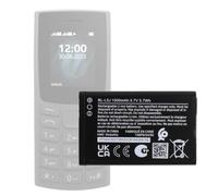 Swark Batterie de rechange BL-L5J 1000 mAh compatible avec téléphone Nokia 105 2G 2023 (pas pour 4G) TA-1557