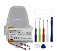 Swark Batterie de rechange CP-SN1020S 850 mAh compatible avec Sena 10s 20s 20s 20s EVO Batterie de rechange avec kit d'outils de réparation mis à jour