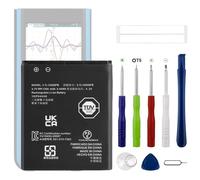 Swark Batterie de rechange L1200SPB compatible avec Texas Instruments AkkuTI-Nspire CX et CX CAS Batterie de rechange avec kit d'outils de réparation mis à jour