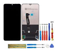 swark Écran LCD compatible avec Huawei P30 Lite/Nova 4E MAR-L01A MAR-L21A MAR-LX1A Écran tactile Digitizer Assembly Verre + Outils (Noir sans cadre)