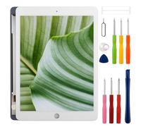 swark Écran LCD de rechange pour iPad Air 2 2014 9,7" A1566 A1567 avec outils de réparation améliorés - Blanc