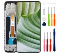 swark Écran tactile LCD 6,67" pour Oppo A40/A40m/A3 4G CPH2669 CPH3669 avec kit d'outils de réparation améliorés avec cadre