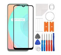 swark Kit de réparation d'écran en verre avant compatible avec Realme C21Y & C25Y & C11 & C12 & C15 & C25 avec kit d'outils
