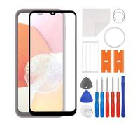 swark Kit de réparation d'écran en verre avant compatible avec Samsung Galaxy A14 4G 6,6" avec OCA (pas d'écran LCD ni numériseur tactile) avec jeu d'outils