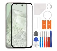 swark Kit de réparation en verre avant de 6,1" compatible avec Google Pixel 8a GKV4X, G6GPR avec OCA (pas d'écran LCD et numériseur tactile) avec jeu d'outils