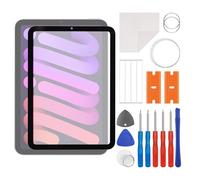 swark Nouveau Kit de réparation de vitre avant avec adhésif OCA compatible avec iPad mini 6 A2567 A2568 A2569 Kit d'outils de réparation mis à jour Pas d'écran LCD et numériseur tactile