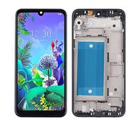 SwarKing AMOLED Écran tactile LCD avec cadre pour LG Q60 LMX525EAW, LMX525BAW, LM-X525 Noir