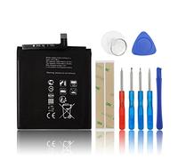 SwarKing Batterie de rechange compatible avec BQ Aquaris X2/X2 Pro BQ 3100 avec kit d'outils (noir)