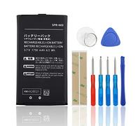 SwarKing Batterie de rechange compatible avec Nintendo 3DS XL SPR-003 SPR-001 avec kit d'outils