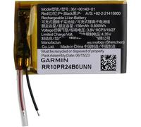 SwarKing Batterie de rechange rechargeable à 0 cycles 361-00140-01 (158 mAh) compatible avec Gar-min Forerunner 55/GPS Running Watch Smartwatch