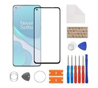 SwarKing Écran de rechange en verre - Compatible avec OnePlus 8T - Avec kit de réparation