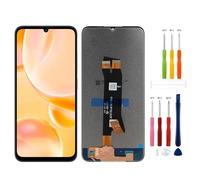 SwarKing Écran LCD compatible avec ZTE Blade A55/A35 (noir sans cadre) Pièces de rechange avec outils gratuits