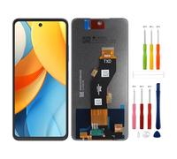 SwarKing Écran LCD compatible avec ZTE V60 Design/Blade A75 4G/Axon V60 Vita/V60 Smart (noir sans cadre) Pièces de rechange avec outils gratuits