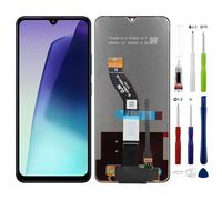 SwarKing Écran numérique LCD de rechange compatible avec Xiaomi Poco C75 / Redmi 14C (noir avec cadre) Écran tactile LCD Digitizer Montage avec outil de réparation - 6,88"