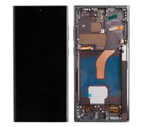 SwarKing Écran numérique OLED de rechange compatible avec Samsung Galaxy S22 Ultra S22u SM-G908a SM-S908u S908w (avec empreintes digitales) Écran tactile LCD Digitizer Montage avec outil de réparation