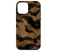Swarm Chauve-Souris Vampire Classique Gothique Noir Spooky Cottagecore Coque pour iPhone 12 Mini