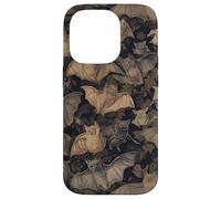 Swarm Chauve-Souris Vampire Classique Gothique Noir Spooky Cottagecore Coque pour iPhone 14 Pro