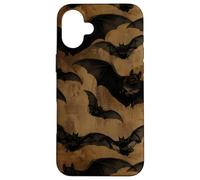 Swarm Chauve-Souris Vampire Classique Gothique Noir Spooky Cottagecore Coque pour iPhone 16 Plus