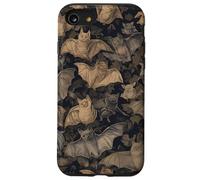 Swarm Chauve-Souris Vampire Classique Gothique Noir Spooky Cottagecore Coque pour iPhone SE (2020) / 7/8