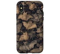 Swarm Chauve-Souris Vampire Classique Gothique Noir Spooky Cottagecore Coque pour iPhone X/XS