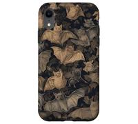 Swarm Chauve-Souris Vampire Classique Gothique Noir Spooky Cottagecore Coque pour iPhone XR
