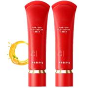 Swarous hydratant Crème de correcteur tonifiant hydratant, crème de soins de la peau de VC à cinq fois, crème de maquillage à bornes, tonalité correctrice, hydratation durable (2pcs)