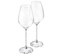 Swarovski 1095948 Lot de 2 verres à vin rouge cristallin