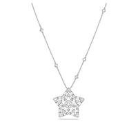 Swarovski Collier Stella, cristaux blancs dans un cadre plaqué rhodium
