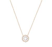 Swarovski 5294870 Collier rond pour femme Plaqué or rose 38 cm