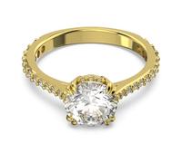 Swarovski Bague Constella : Ring RND M White/GOS 55 5638530 Marque, Taille unique, Métal, Aucune pierre précieuse