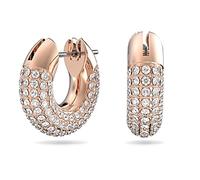 Swarovski Boucles d'oreilles or rose / blanc, Taille One Size