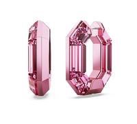 Swarovski Anneaux d'oreilles Lucent, Forme octogonale, Petites, Roses