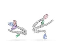 Swarovski Boucles d'oreilles opal / citron vert / rose / argent, Taille One Size